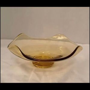 Vintage Marigold Candy Dish